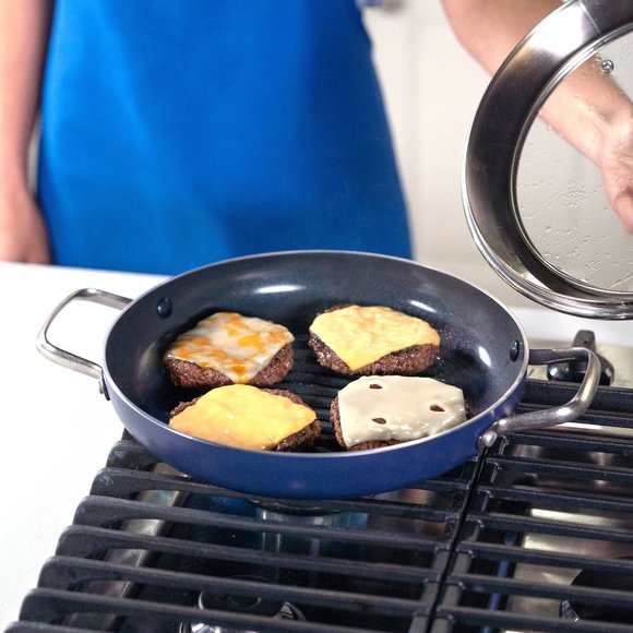 Blue Diamond Ceramic 11" Grill Genie with Steaming - Picture 2 of 4